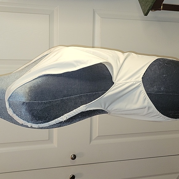 Winter White Backless Body suit - Picture 5 of 11